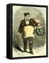 Madrid Spain Pieman 1866 Street Character-null-Framed Stretched Canvas