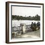 Madrid (Spain), Pond in Buen Retiro-Leon, Levy et Fils-Framed Photographic Print