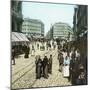 Madrid (Spain), Puerta Del Sol, Circa 1885-1890-Leon, Levy et Fils-Mounted Photographic Print