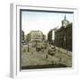 Madrid (Spain), Puerta Del Sol, Towards Alcalá Street, Circa 1885-1890-Leon, Levy et Fils-Framed Photographic Print