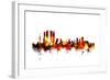 Madrid Spain Skyline-Michael Tompsett-Framed Art Print