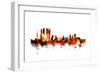 Madrid Spain Skyline-Michael Tompsett-Framed Premium Giclee Print