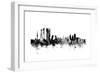 Madrid Spain Skyline-Michael Tompsett-Framed Premium Giclee Print