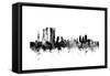 Madrid Spain Skyline-Michael Tompsett-Framed Stretched Canvas