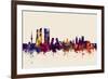 Madrid Spain Skyline-Michael Tompsett-Framed Art Print