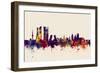 Madrid Spain Skyline-Michael Tompsett-Framed Art Print