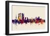 Madrid Spain Skyline-Michael Tompsett-Framed Art Print