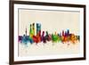 Madrid Spain Skyline-Michael Tompsett-Framed Art Print