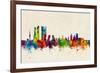 Madrid Spain Skyline-Michael Tompsett-Framed Art Print