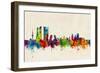 Madrid Spain Skyline-Michael Tompsett-Framed Art Print