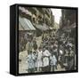 Madrid (Spain), Street Scene, Circa 1885-1890-Leon, Levy et Fils-Framed Stretched Canvas