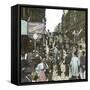 Madrid (Spain), Street Scene, Circa 1885-1890-Leon, Levy et Fils-Framed Stretched Canvas