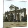 Madrid (Spain), the Alcala Gate, Circa 1885-1890-Leon, Levy et Fils-Mounted Photographic Print