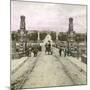 Madrid (Spain), the Bridge and the Tolèdo Gate, in the Background, Circa 1885-1890-Leon, Levy et Fils-Mounted Photographic Print