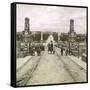 Madrid (Spain), the Bridge and the Tolèdo Gate, in the Background, Circa 1885-1890-Leon, Levy et Fils-Framed Stretched Canvas