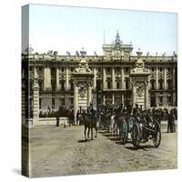 Madrid (Spain), the Entrance to the Chateau-Leon, Levy et Fils-Stretched Canvas