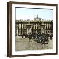 Madrid (Spain), the Entrance to the Chateau-Leon, Levy et Fils-Framed Photographic Print