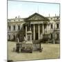 Madrid (Spain), the Palace of the Cortes, Statue of the Spanish Writer Cervantes (1547-1616)-Leon, Levy et Fils-Mounted Photographic Print