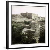 Madrid (Spain), the Royal Palace (Mid XVIIIth Century, Giovanni Battista Sacchetti, Architect)-Leon, Levy et Fils-Framed Photographic Print