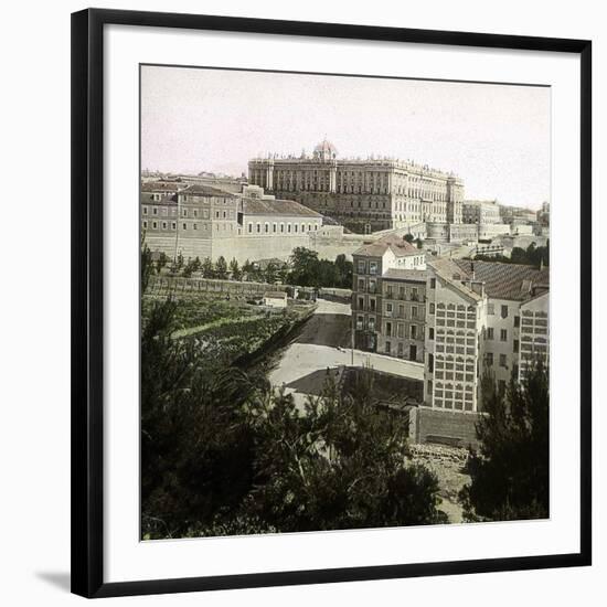 Madrid (Spain), the Royal Palace (Mid XVIIIth Century, Giovanni Battista Sacchetti, Architect)-Leon, Levy et Fils-Framed Photographic Print