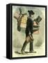 Madrid Spain Vender of Hat-Boxes 1866-null-Framed Stretched Canvas
