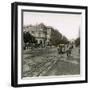 Madrid (Spain), View of the Street and of the Alcala Gate, Circa 1885-1890-Leon, Levy et Fils-Framed Photographic Print