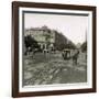 Madrid (Spain), View of the Street and of the Alcala Gate, Circa 1885-1890-Leon, Levy et Fils-Framed Photographic Print