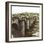 Madrid (Spain), View of the Toledo Bridge-Leon, Levy et Fils-Framed Photographic Print