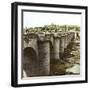 Madrid (Spain), View of the Toledo Bridge-Leon, Levy et Fils-Framed Photographic Print