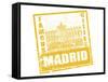 Madrid Stamp-radubalint-Framed Stretched Canvas