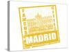 Madrid Stamp-radubalint-Stretched Canvas