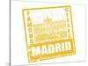 Madrid Stamp-radubalint-Stretched Canvas