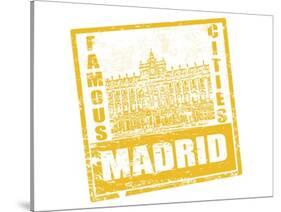 Madrid Stamp-radubalint-Stretched Canvas