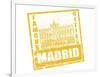 Madrid Stamp-radubalint-Framed Art Print