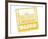 Madrid Stamp-radubalint-Framed Art Print