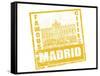 Madrid Stamp-radubalint-Framed Stretched Canvas