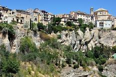 Cuenca Houses Situated on the Cliff-Madrugada Verde-Photographic Print