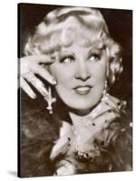 Mae West American Film Actress and Sex Symbol-null-Stretched Canvas