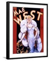 Mae West: Poster-null-Framed Premium Giclee Print