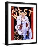 Mae West: Poster-null-Framed Giclee Print