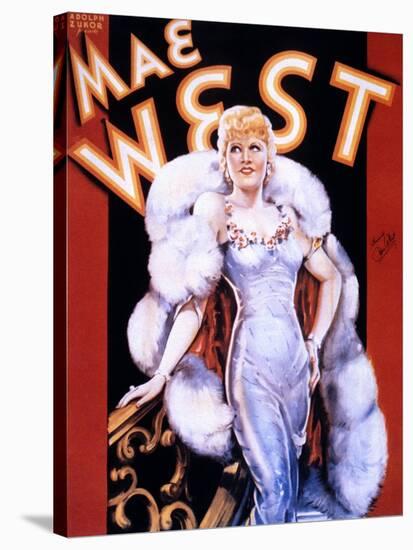 Mae West: Poster-null-Stretched Canvas