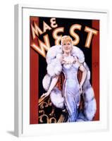 Mae West: Poster-null-Framed Giclee Print