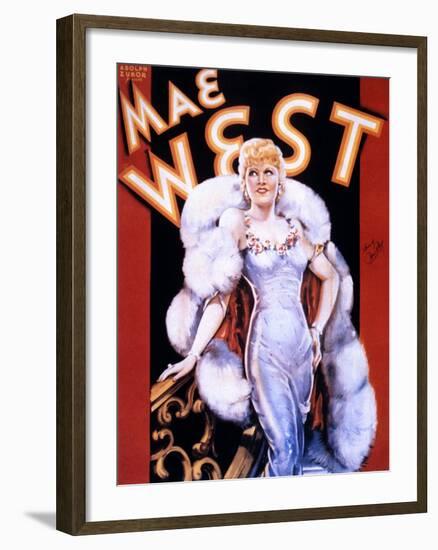 Mae West: Poster-null-Framed Giclee Print