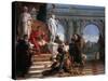 Maecenas Presenting the Arts to Augustus, 1743-Giovanni Battista Tiepolo-Stretched Canvas