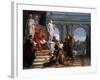 Maecenas Presenting the Arts to Augustus, 1743-Giovanni Battista Tiepolo-Framed Giclee Print