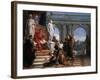 Maecenas Presenting the Arts to Augustus, 1743-Giovanni Battista Tiepolo-Framed Giclee Print