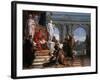 Maecenas Presenting the Arts to Augustus, 1743-Giovanni Battista Tiepolo-Framed Giclee Print