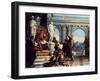 Maecenas Presents the Arts to Augustus-Giovanni Battista Tiepolo-Framed Giclee Print