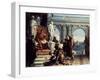 Maecenas Presents the Arts to Augustus-Giovanni Battista Tiepolo-Framed Giclee Print