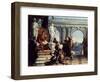 Maecenas Presents the Arts to Augustus-Giovanni Battista Tiepolo-Framed Giclee Print
